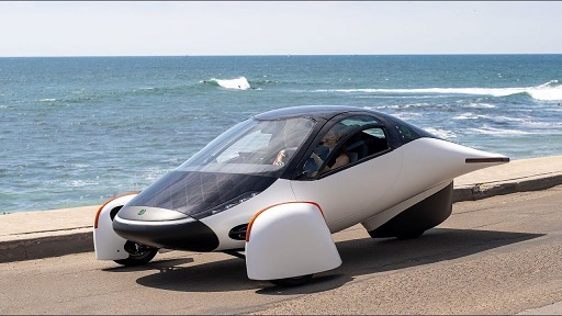 Aptera Sol es un coche eléctrico sola
